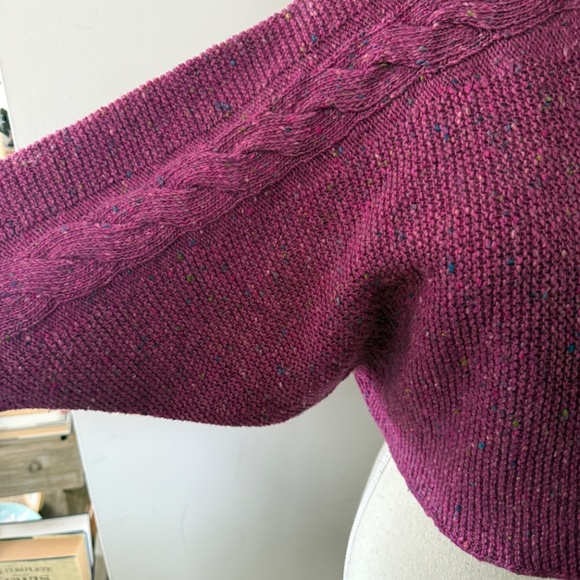 BILL BABER Handmade in Scotland Liscannor Islay Cardigan One Size - Picture 6 of 7